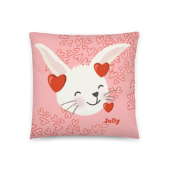 Jolly Love Bunny Pillow