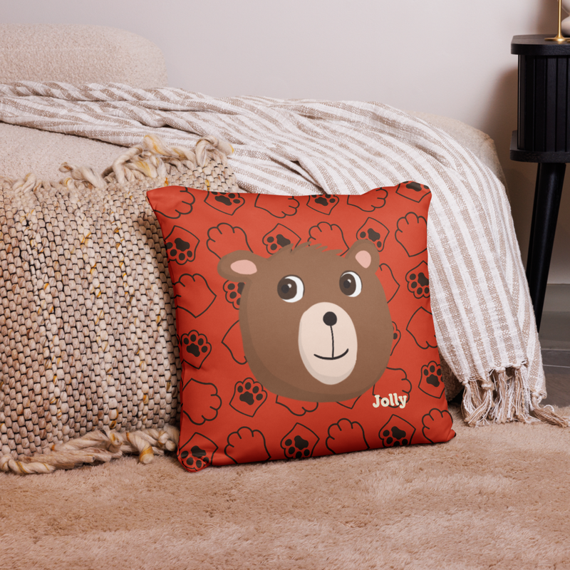 Jolly Bear Charm Pillow