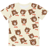 Jolly Fun Faces Bear Kids Short Sleeve Tee