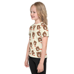 Jolly Fun Faces Bear Kids Short Sleeve Tee