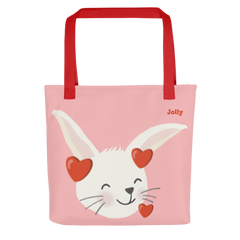 Jolly Love Bunny Tote Bag