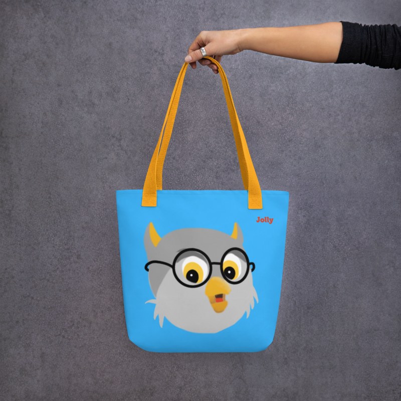 Jolly Wise Owl Tote Bag