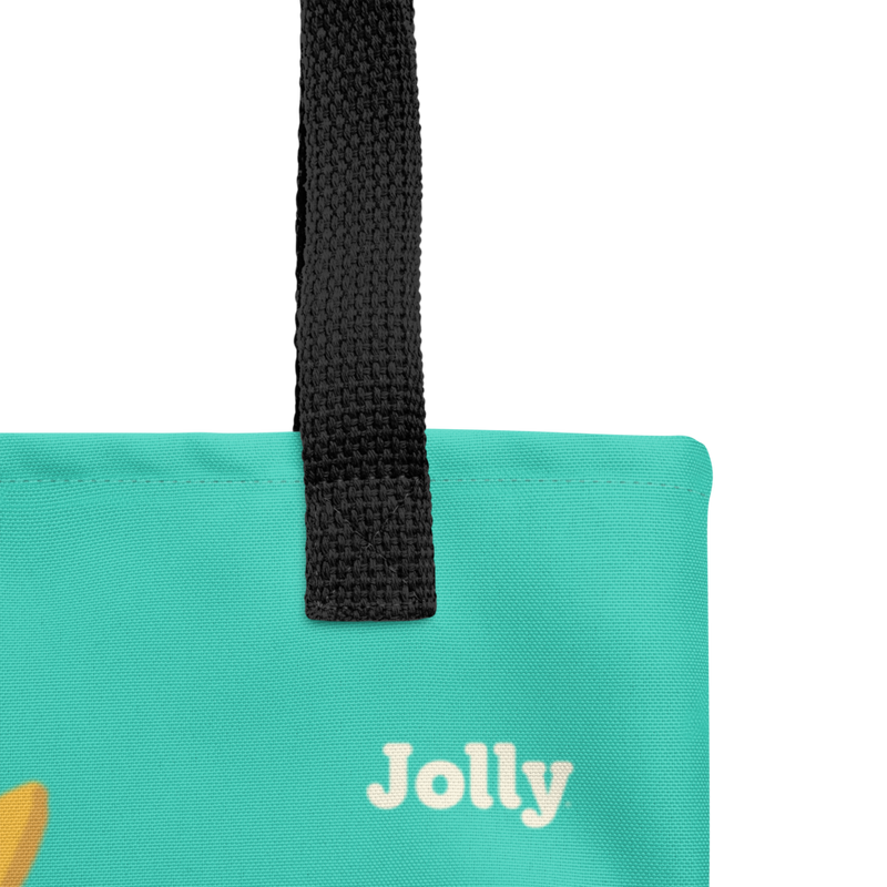 Jolly Joyful Giraffe Tote Bag