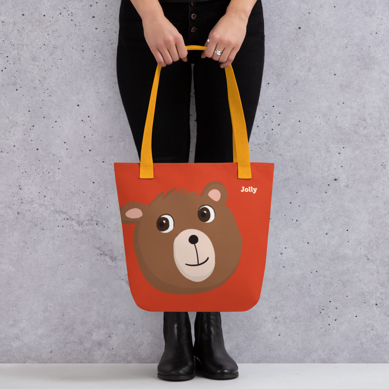 Jolly Bear Charm Tote Bag  | Jolly Merch