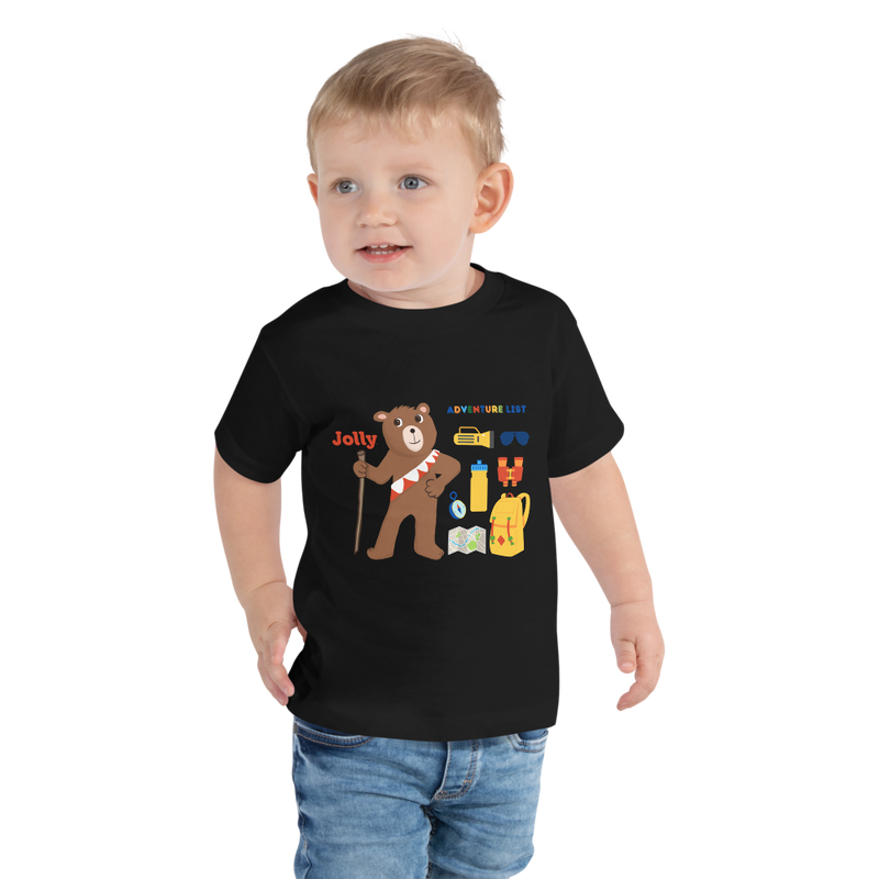 Jolly Whimsy Delight Adventure List Toddler Short Sleeve Tee