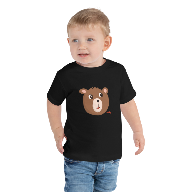 Jolly Adorable Bear Toddler Short Sleeve Tee