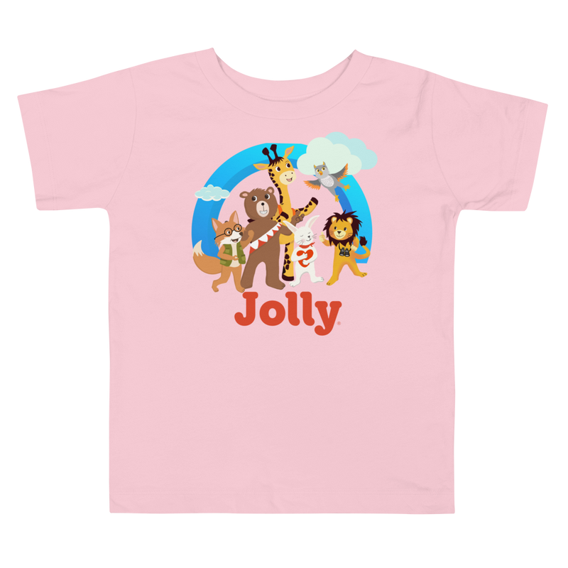 Jolly Playful Rainbow Haven Toddler Short Sleeve Tee