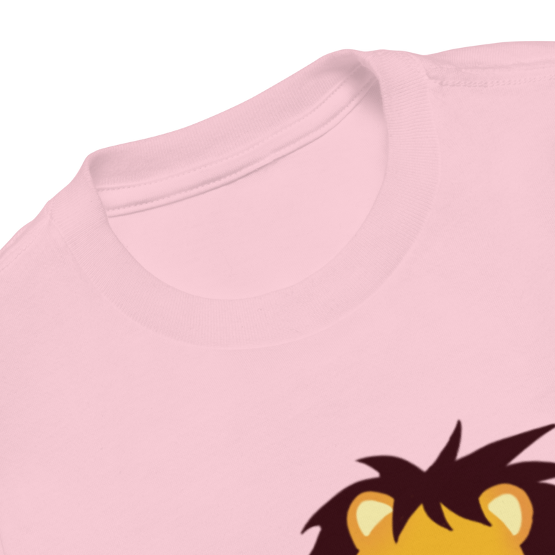 Jolly Smiling Lion Toddler Short Sleeve Tee