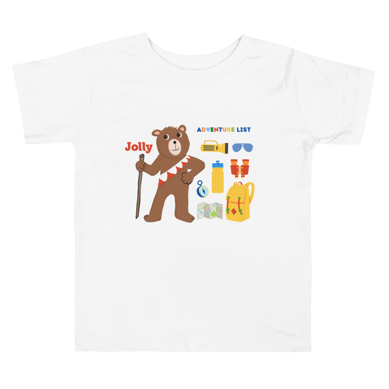 Jolly Whimsy Delight Adventure List Toddler Short Sleeve Tee