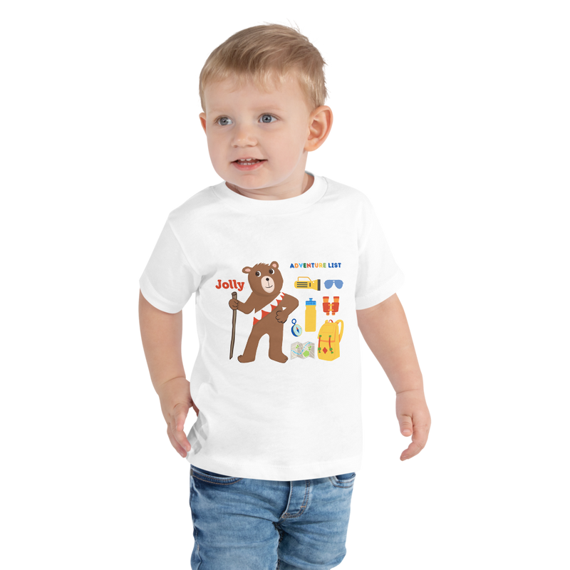 Jolly Whimsy Delight Adventure List Toddler Short Sleeve Tee